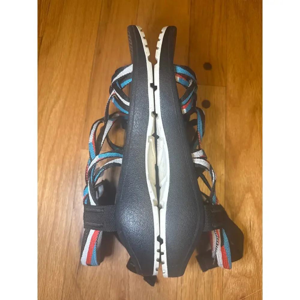 Chaco Z/1 Classic Sport Sandals Blue Webbing Women’s Size 9
